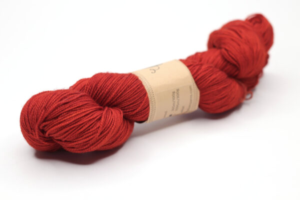 SNEK - hand dyed semisolid yarn - 100g - merino wool - 460-3 dark saffron orange