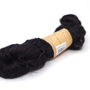 KALANG2 - hand dyed semisolid yarn - 100g - mulberry silk - 413 black
