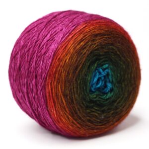 LOLI - hand dyed gradient yarn - 100g ball - merino wool - 326 Patrícia
