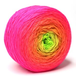 LOLI - hand dyed gradient yarn - 100g ball - merino wool - 36 Rebeka