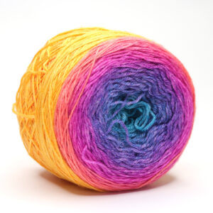 MARMAR - hand dyed gradient yarn 200g - merino/silk - 337 BIANKA