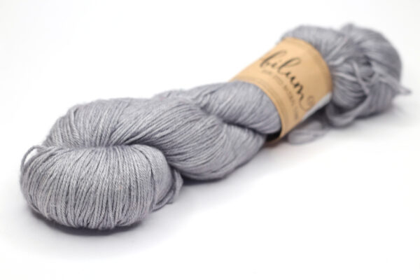 MARMAR - hand dyed semisolid yarn - merino/silk 100g - 520 light grey