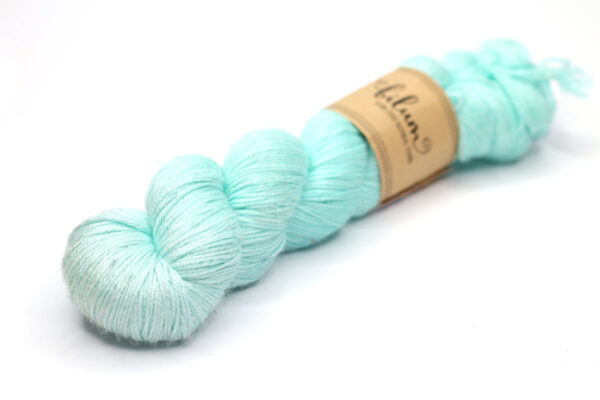 MARMAR - hand dyed semisolid yarn - merino/silk 100g - 422-1 light aqua