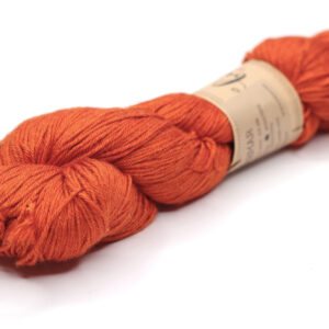 MARMAR - hand dyed gradient yarn - merino/silk 100g - 460-2 saffron orange
