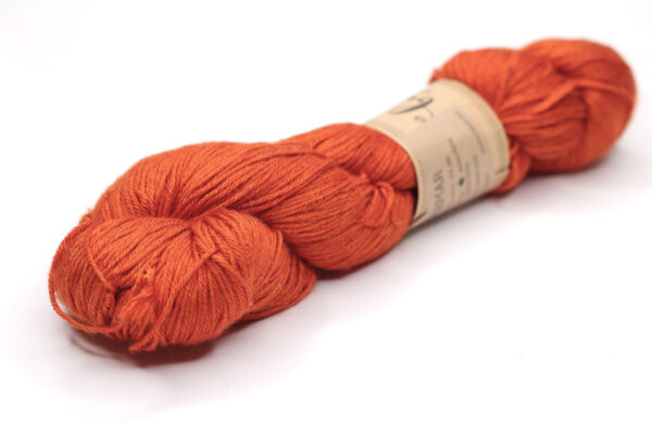 MARMAR - hand dyed gradient yarn - merino/silk 100g - 460-2 saffron orange