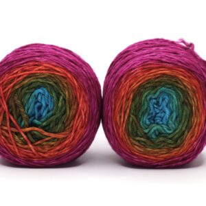 SOK - hand dyed gradient yarn for socks - 2x50g - 326 Patrícia
