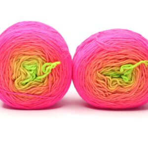SOK - hand dyed gradient yarn for socks - 2x50g - 36 Rebeka