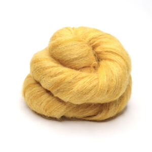 KLAUT - hand dyed yarn - 50g - baby suri alpaca-silk - 505-2 mustard yellow